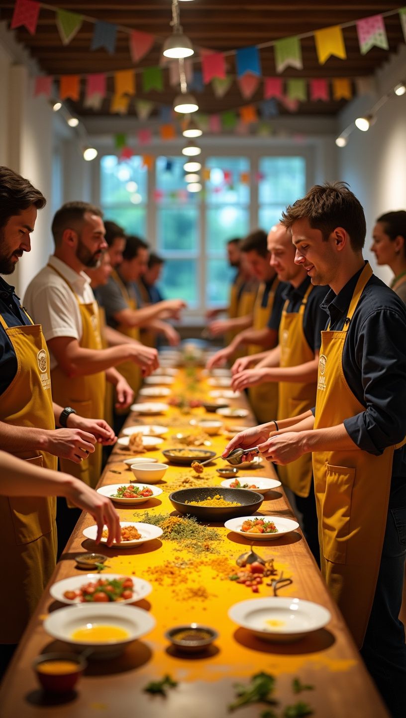 Δάσκαλος μαγειρικής που δείχνει αρχαία ελληνική συνταγή