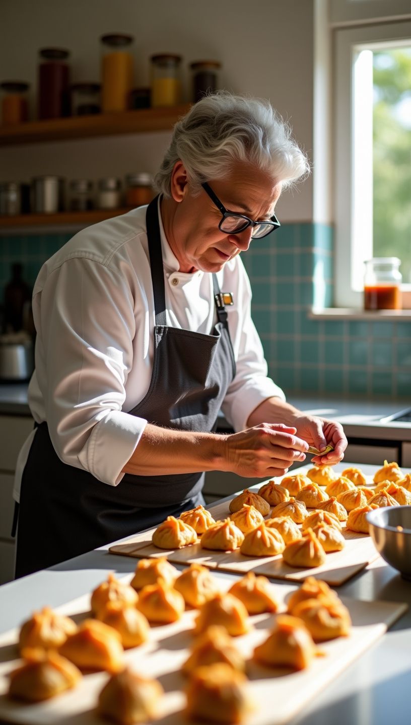 Εικόνα από τα εργαλεία μαγειρικής που χρησιμοποιούνται στο στούντιο.